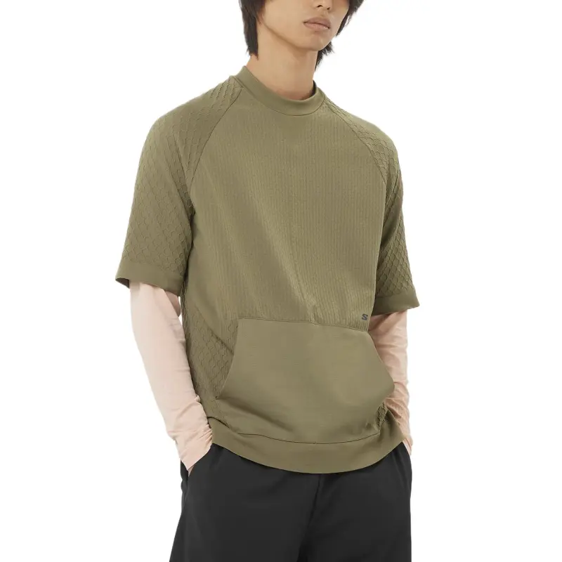 SALOMON CIFER T-Shirt Unisex Lime Gray-2