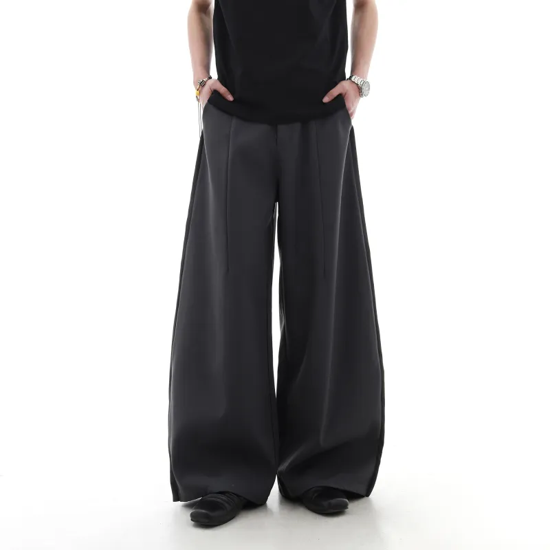 CUWU Casual Pants Unisex Gray-1
