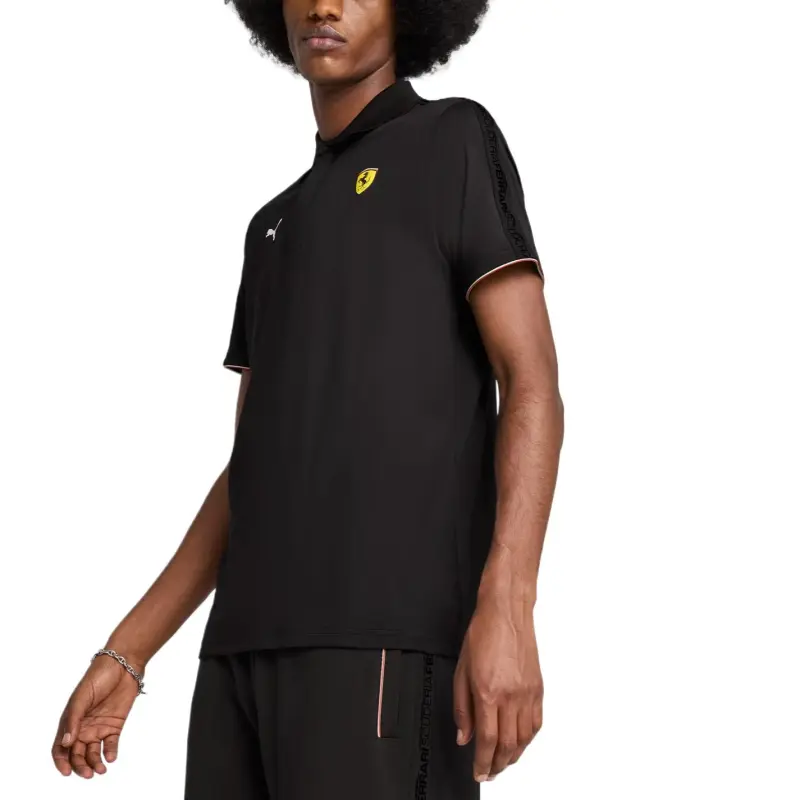 PUMA Race Cloudspan Polo Shirt Men's Black-3