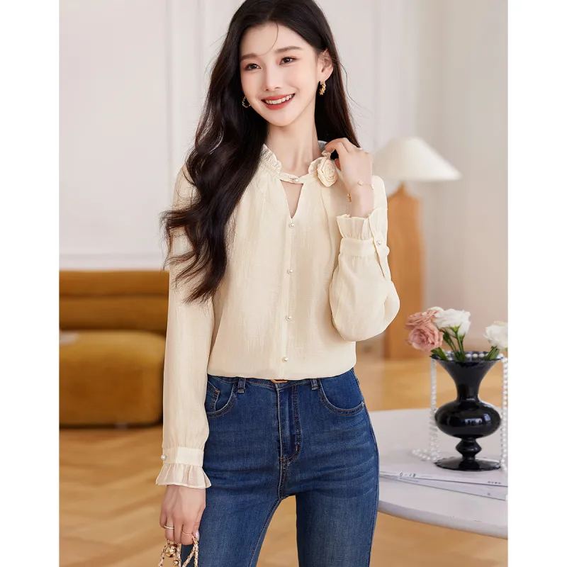 Like The Age Of Water Sweatshirt Regular Women's Apricot-2