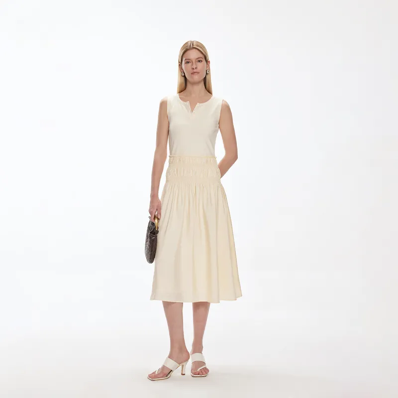 ONLY Sleeveless Dresses Women's A01 Antique White-2
