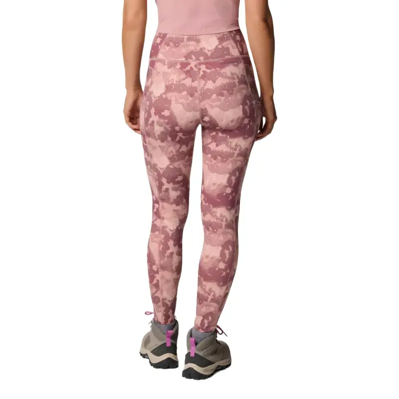 Columbia BoundlessTrek Omni-Wick Athletic Trousers Women's Rubber Eraser Pink Decoration Camouflage-1