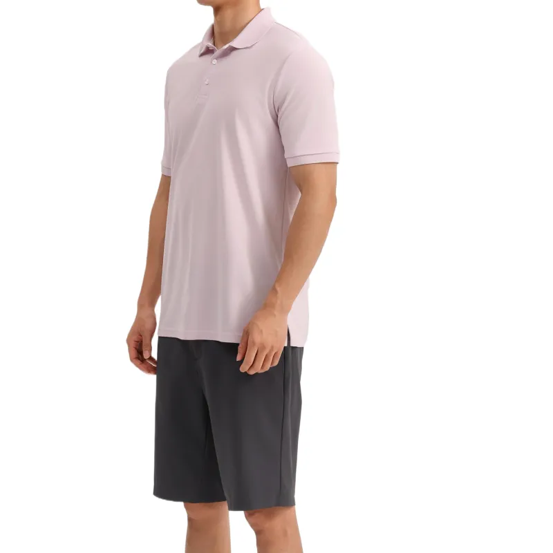 DECATHLON Polo Shirt Men's Light Lilac Purple-2