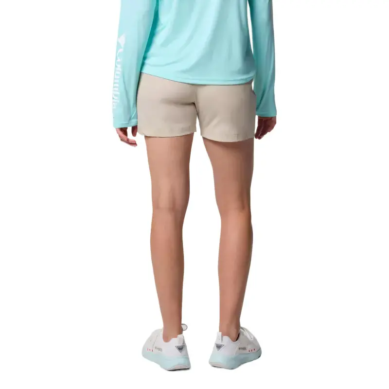 Columbia PFG Coral Point Casual Shorts Women's Beige-1