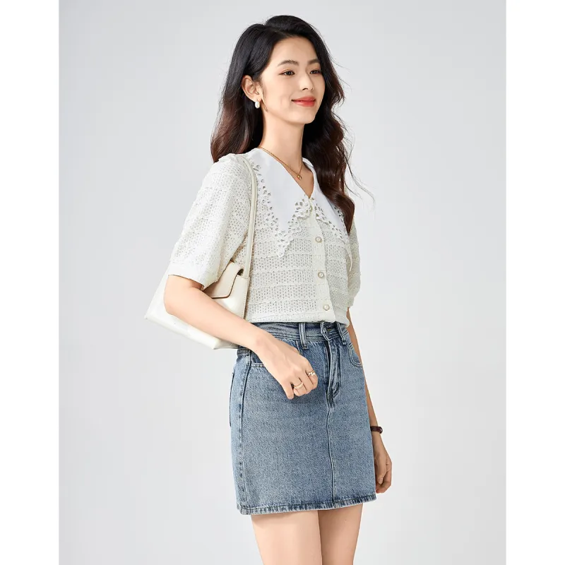Love Elaine Shirt Women's Apricot-3