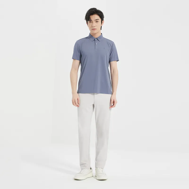 LESS IS MORE Polo Shirt Men's Light Blue-5