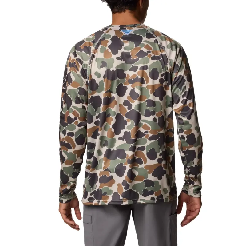 Columbia PFG Super Terminal Tackle T-Shirt Men's Camouflage-1