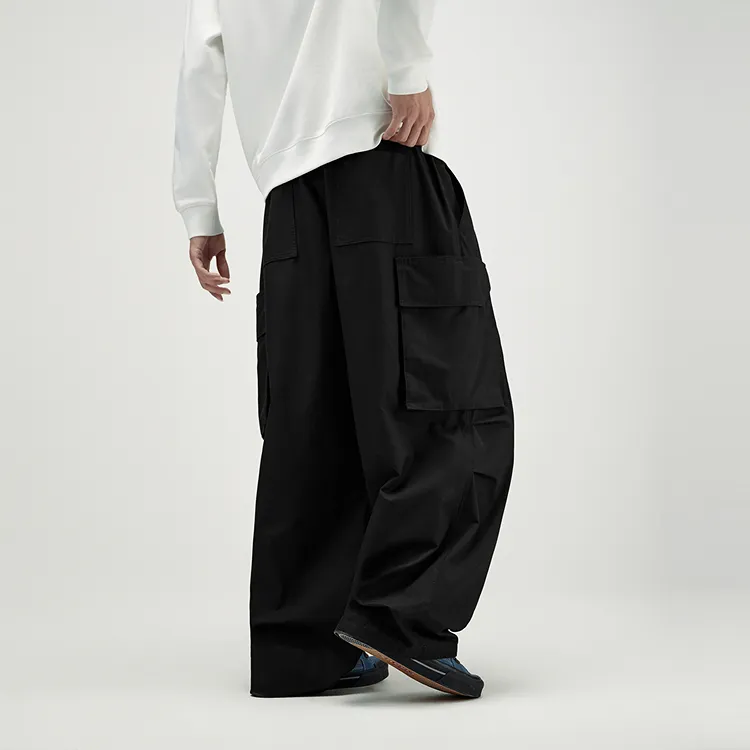 PEACEBIRD MEN Casual Pants Men's Black, Batch 1-2