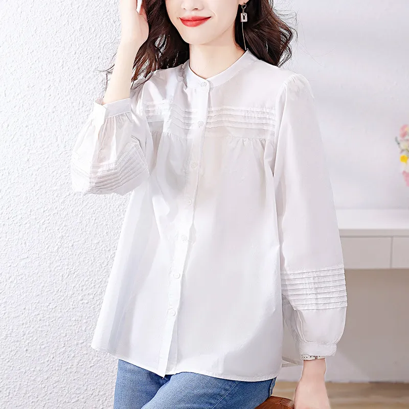 ONE SHALLOW Shirt Women's White-2