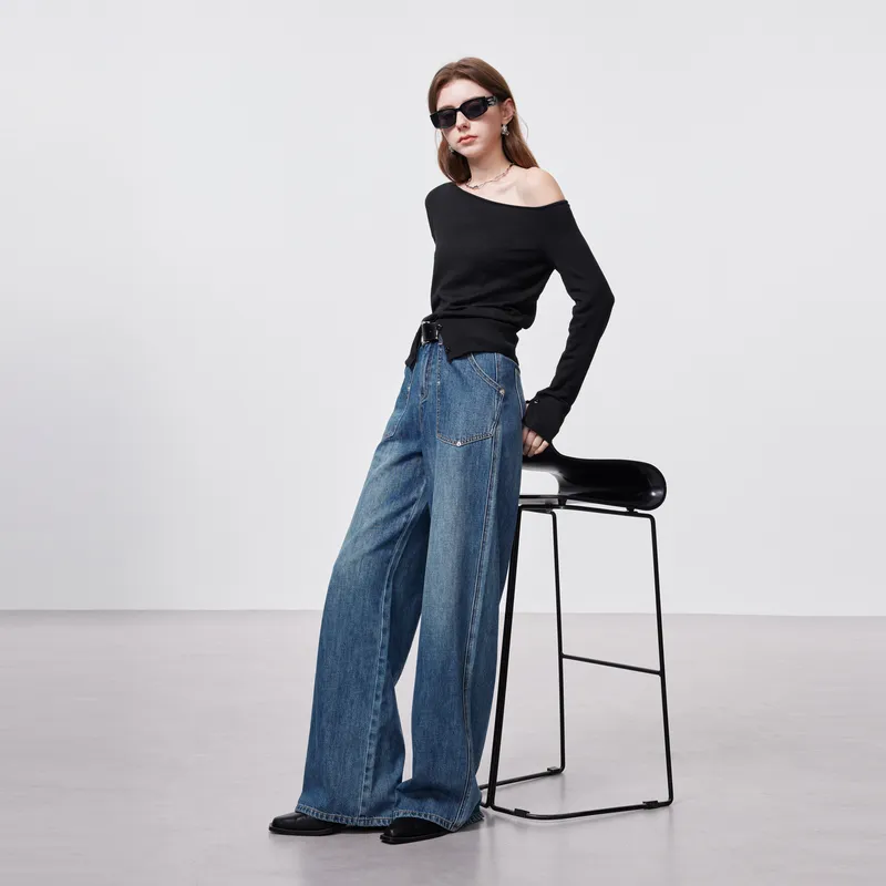 3COLOUR Jeans Women's Sky Blue-2