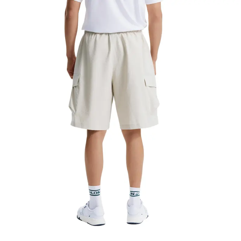 DECATHLON Casual Shorts Men's Light Chalk Gray-1