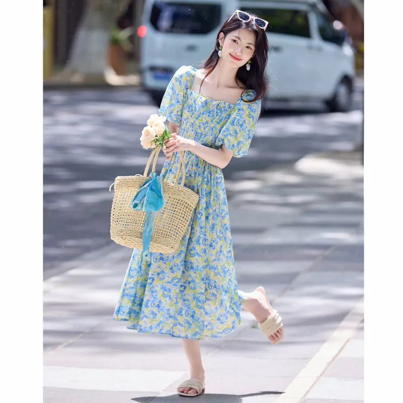 Still Quiet Short Sleeved Dress Women's-2
