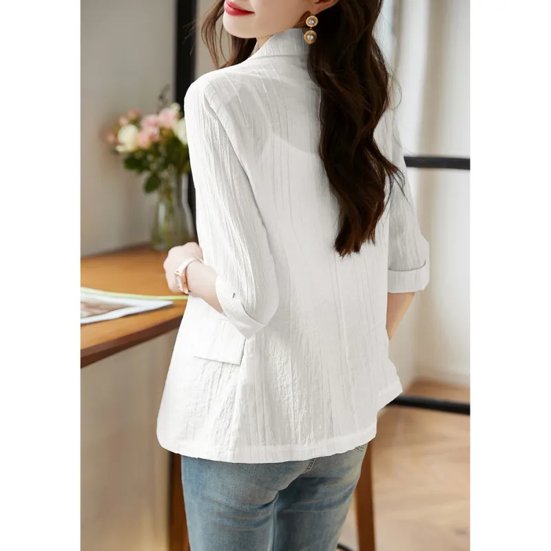 Still Quiet Cropped Coat Women's-3