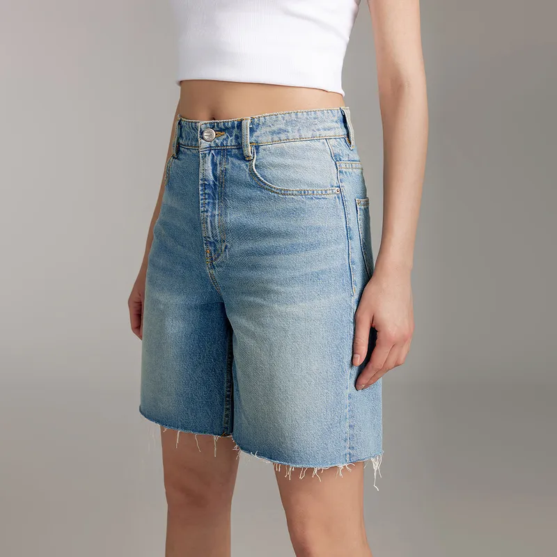 Miss Sixty Denim Shorts Women's Light Blue-3