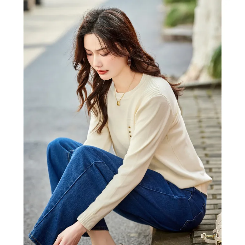 TERRE BLEUE Spring, Fall Knitwear Loose Fit Women's-3