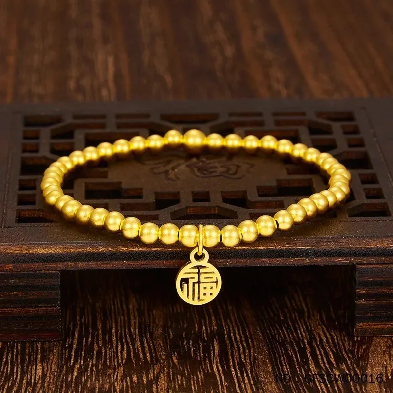 Happy Tide S925 Silver Bracelets Women's Gold-4