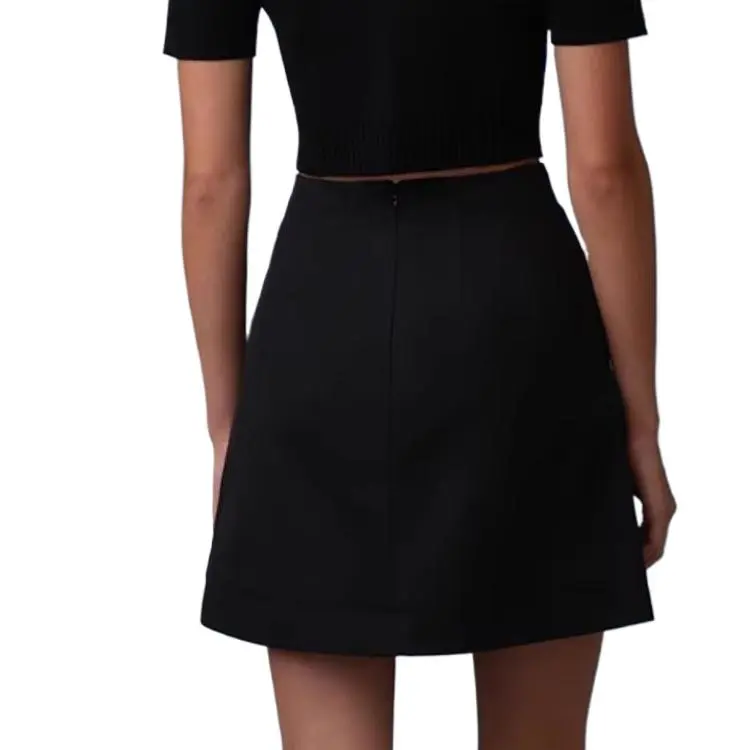 MACKAGE SS24 Casual Short Skirts Women's Black-4