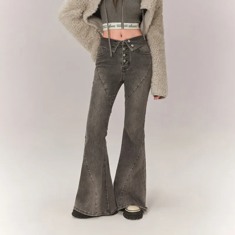 CHUU Jeans Women's Medium Gray-2