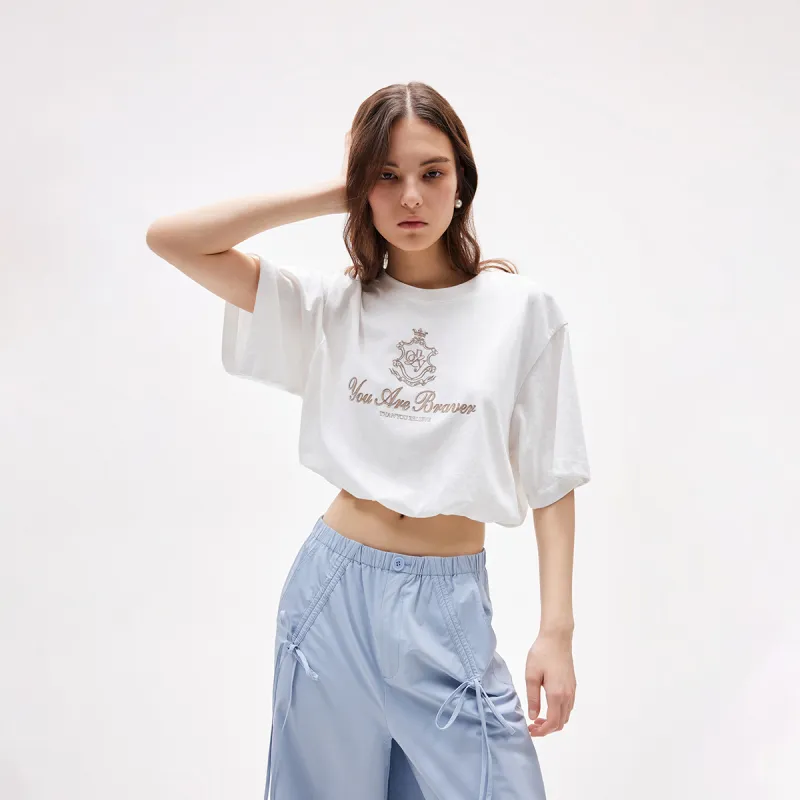 ONLY T Shirts Women's S00 White-3