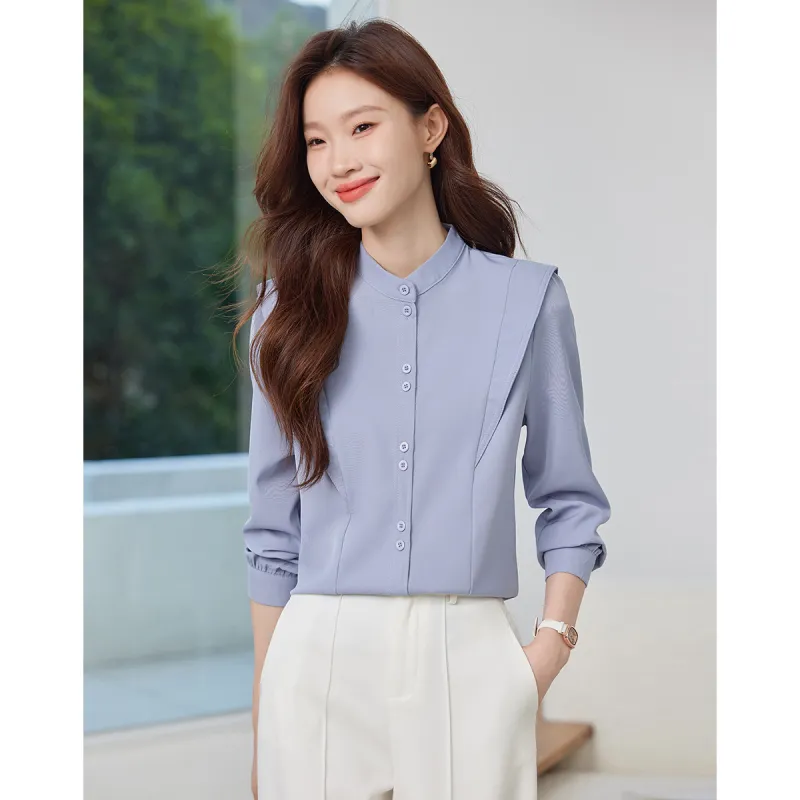 Love Elaine Shirt Women's Light Purple Blue-1