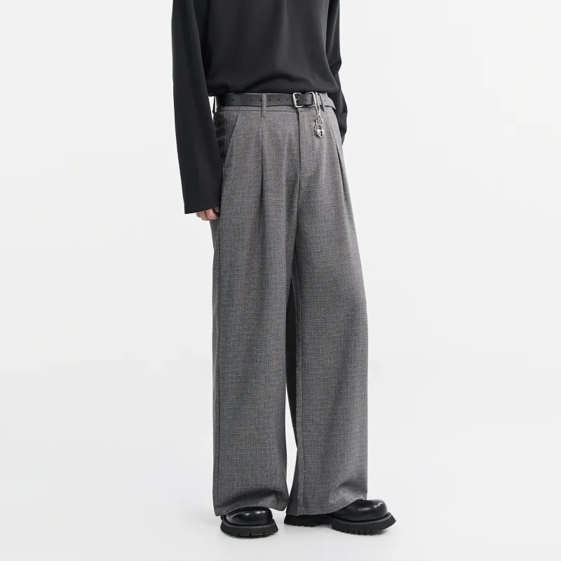 EARL JOEL Casual Pants Men's Calm Gray-3