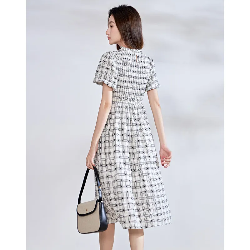 Love Elaine Short Sleeved Dress Women's Apricot-5