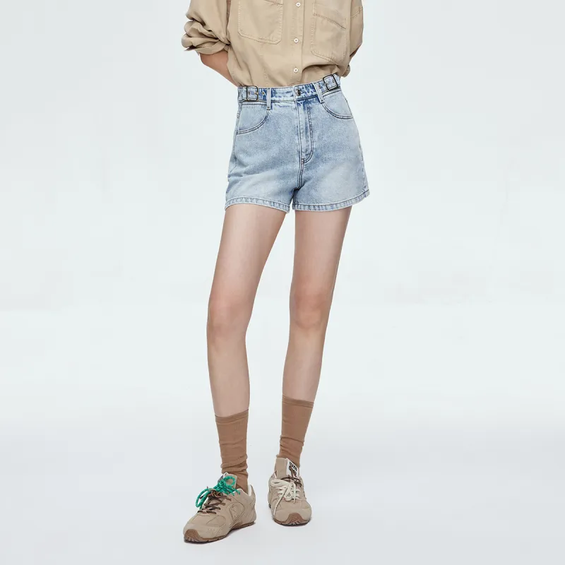 ONLY Denim Shorts Women's J33 Vintage 350 Washed Denim-3