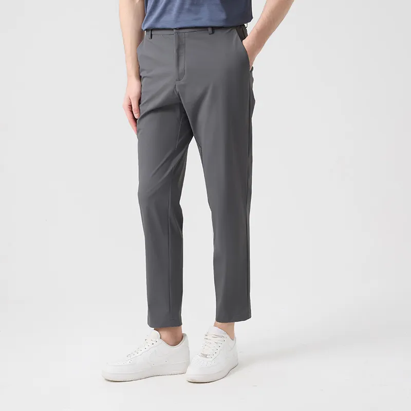 DIDIBOY Casual Pants Men Gray-2