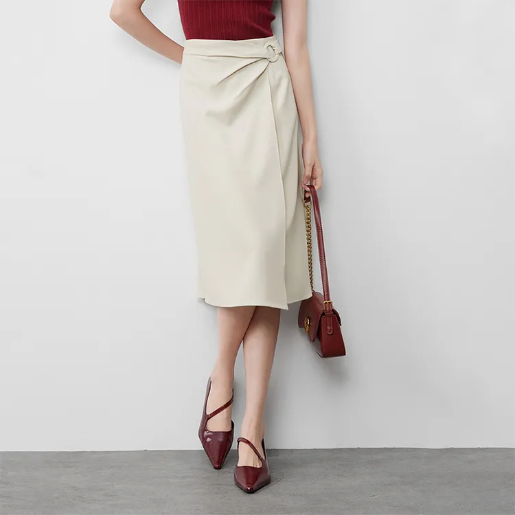 SENTUBILA Casual Long Skirts Women's-3