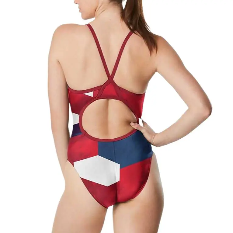 Speedo Glimmer Flyback One piece Swimsuit Women's-5