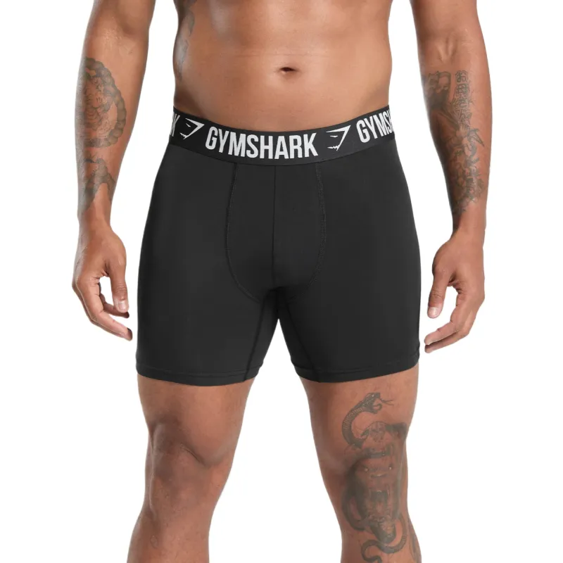 GYMSHARK Underpants Men's 3 Pack Black-1