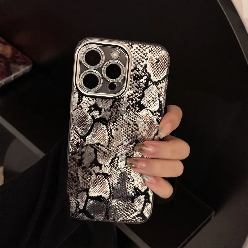 QIZHENG TPU Material Advanced Python Phone Case Compatible With Apple 16 Pro Max/15/14/13/12/11-5