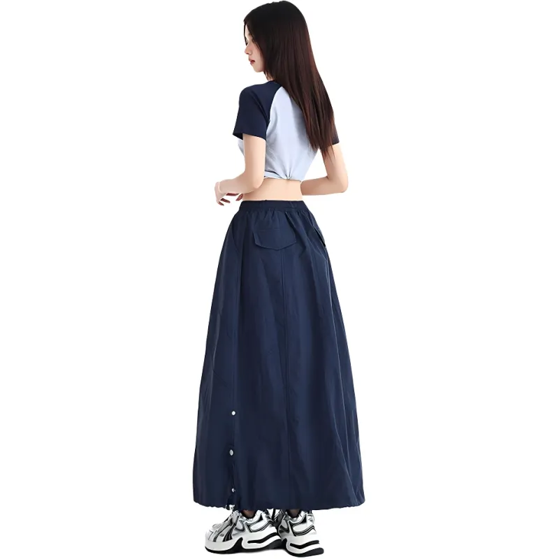 Zomuros Casual Long Skirt Women's-4