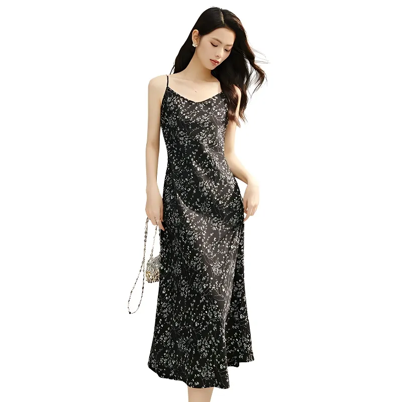 Late White Slip Dresses Women's Multicolor-2