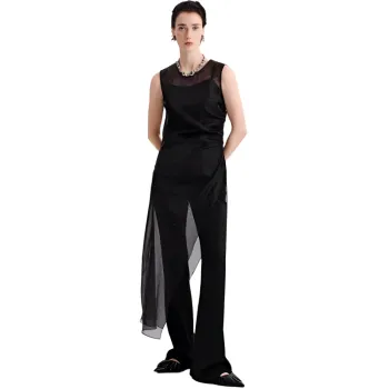 IDPAN Sleeveless Dress Women's Black