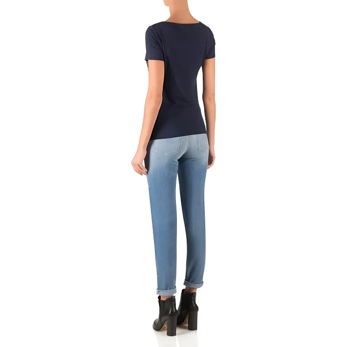 ARMANI JEANS T Shirts Women's Dark Blue-3