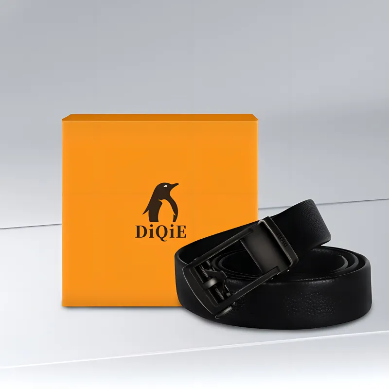 Emperor Penguin Top Grain Cow Leather Belts Unisex Width  3.5cm-11