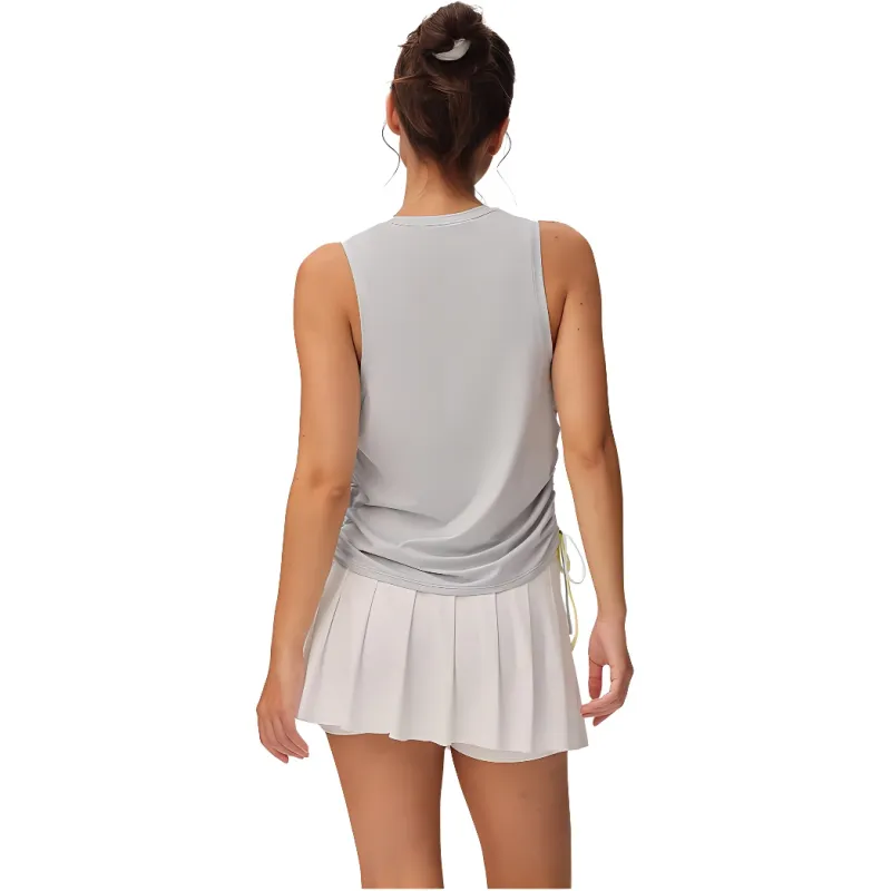 Particle Fever Sport Vests Women's Gray Silver-1