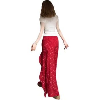 INCO VIBE Two Piece Skirt Sets Women's White+Red