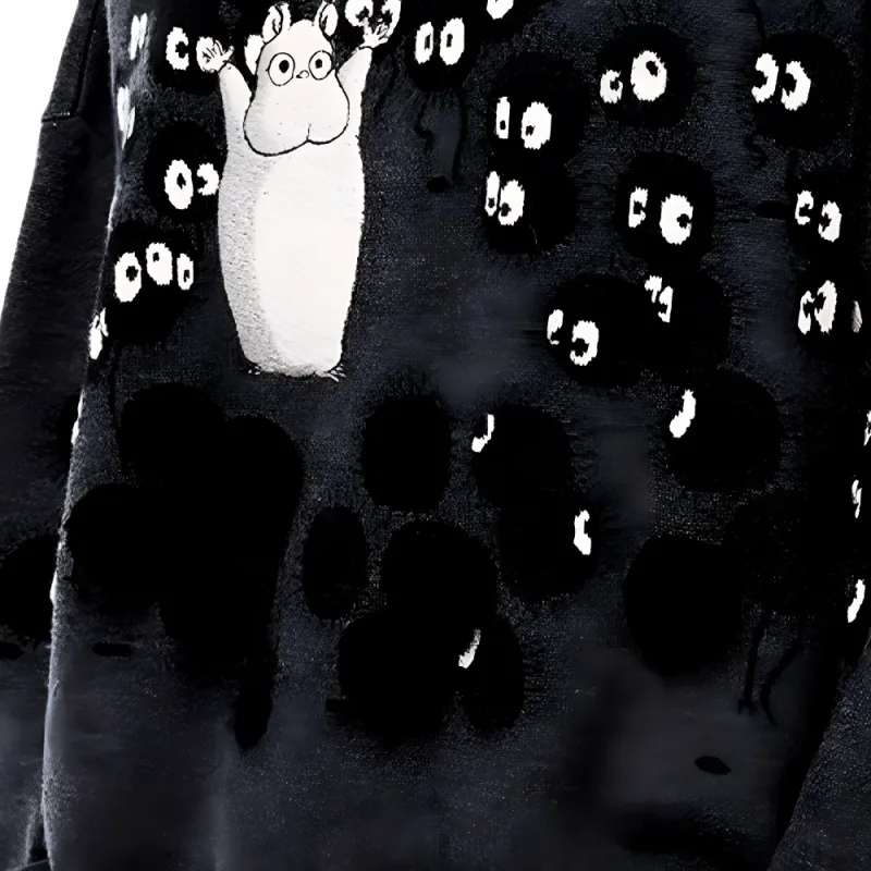 LOEWE Spirited Away SS22 Sweater Women's Black-4