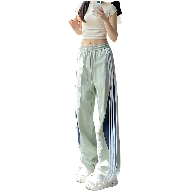 DARK HORSE Casual Pants Unisex Pea Green-5
