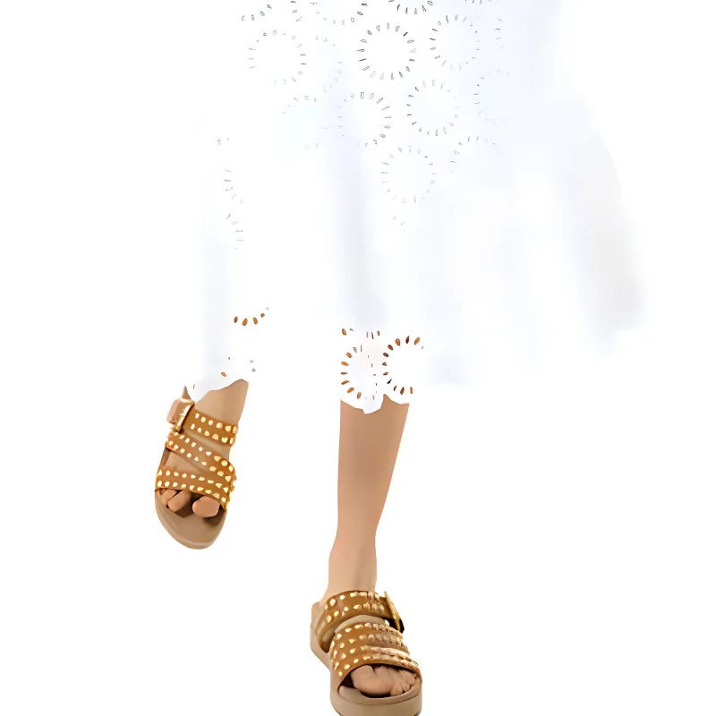 MICHAEL KORS MMK Casual Long Skirt Women's White-3
