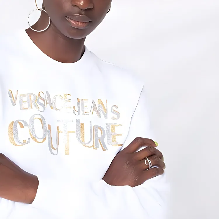 VERSACE JEANS COUTURE FW21 Sweatshirt Women's White-5