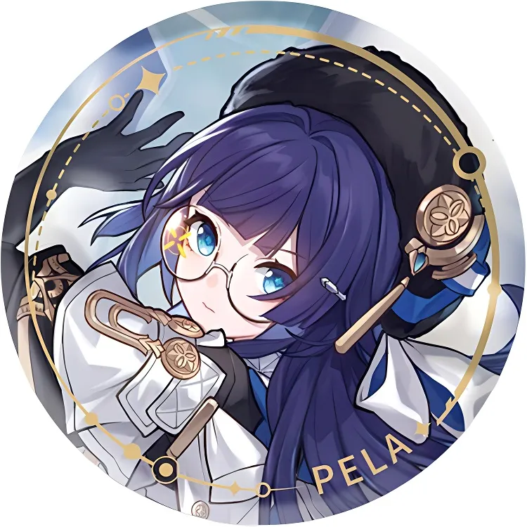 MIHOYO Honkai Star Rail, Character Illustration Collection Tinplate Badge, The Path Of The Void IP Merch-4