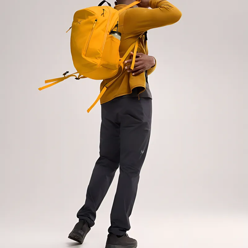 Arcteryx Recycled Polyester Outdoor Mountaineering Bag Backpack Unisex Yellow-4