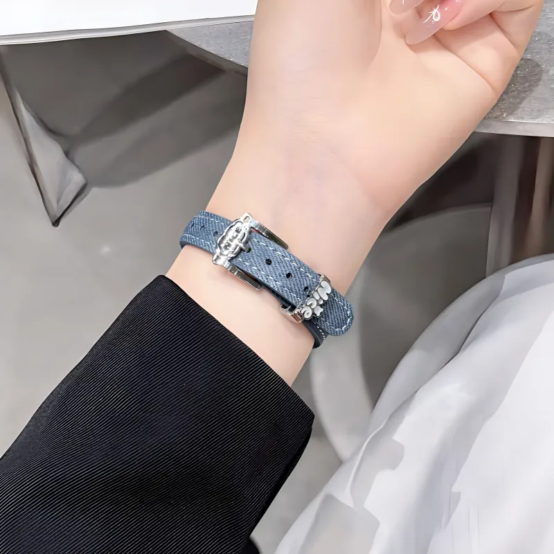 KVZUVUU Apple Compatibility Watch Band Canvas Material-7