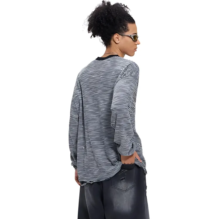 APAY T-Shirts Unisex Stripes-3