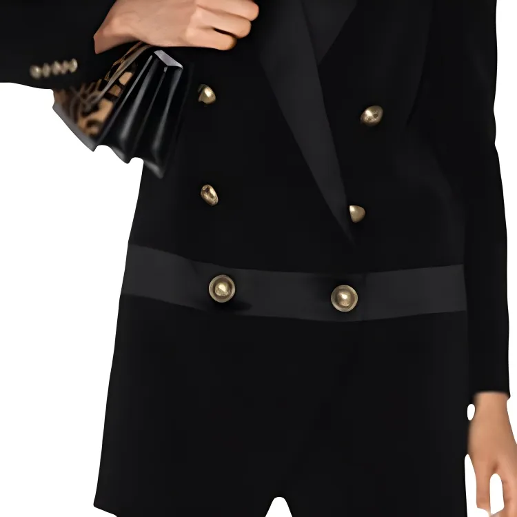 BALMAIN Business Suit Coat Women's Black-3