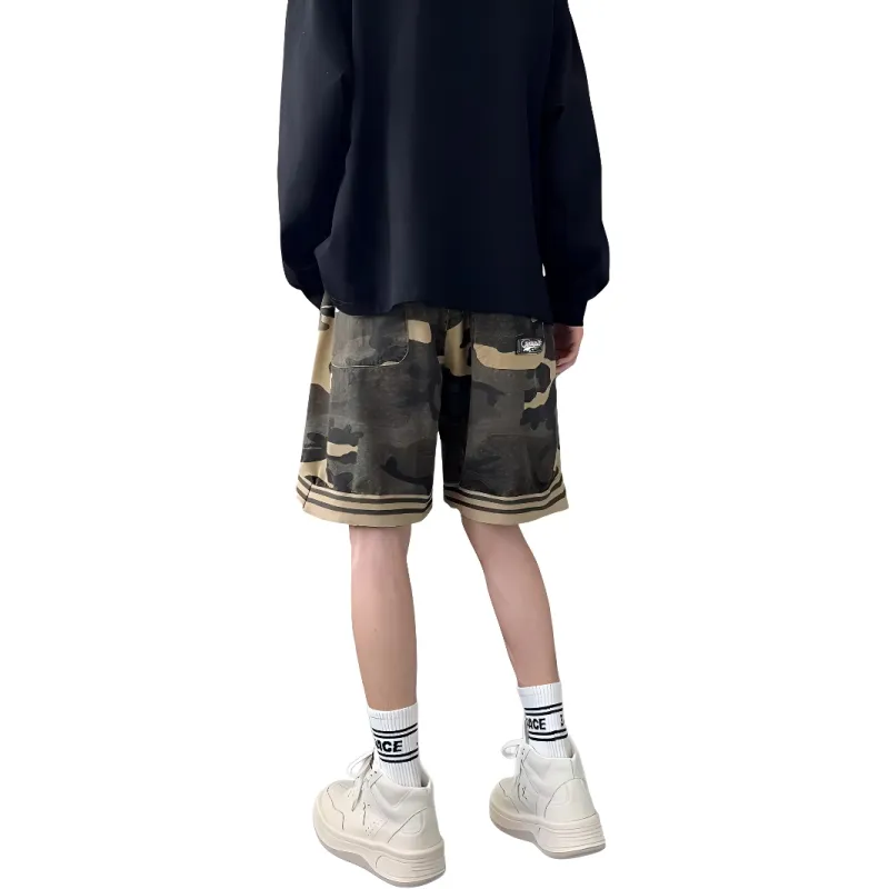 SZSX Casual Shorts Unisex Green-1
