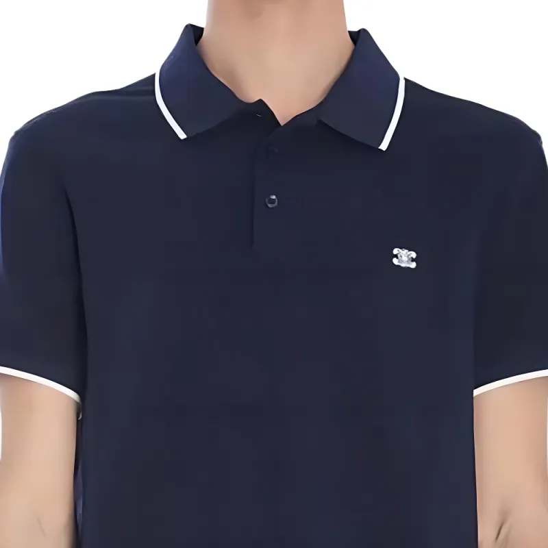 CELINE Polo Shirt Men's Marine Blue-3